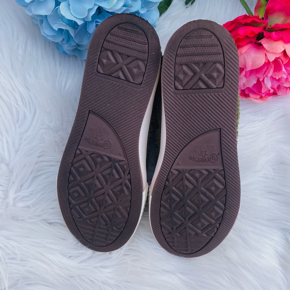Youth Converse Sherpa Platform Sneakers - Picture 6 of 7